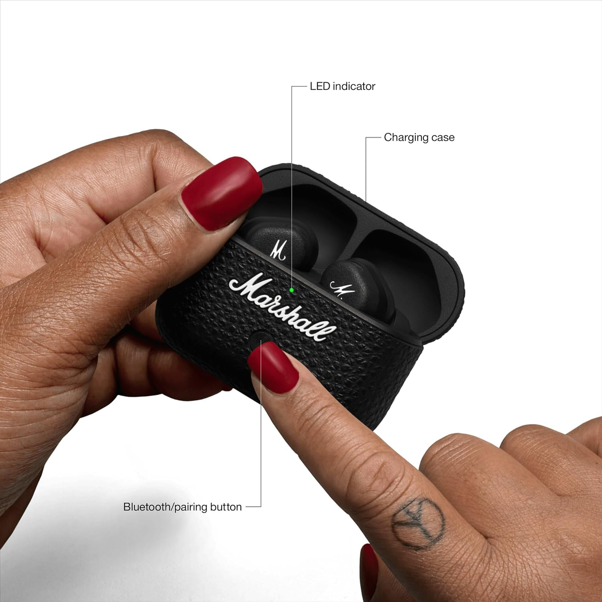 Marshall Motif II True Wireless Active Noise Cancelling Bluetooth Earbuds