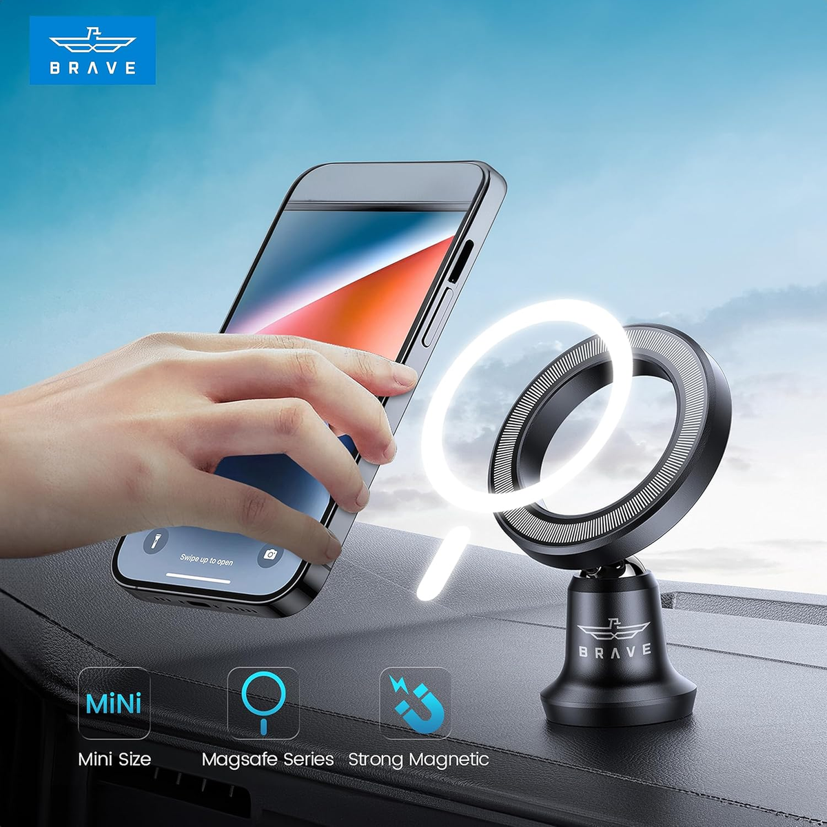 Brave MagSafe Car Phone Holder BHL-52