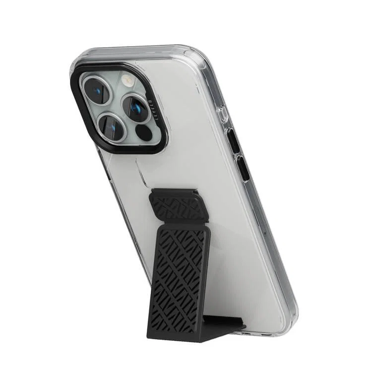 Levelo Morphix Clara Grip Case For iPhone 15 Pro - Black