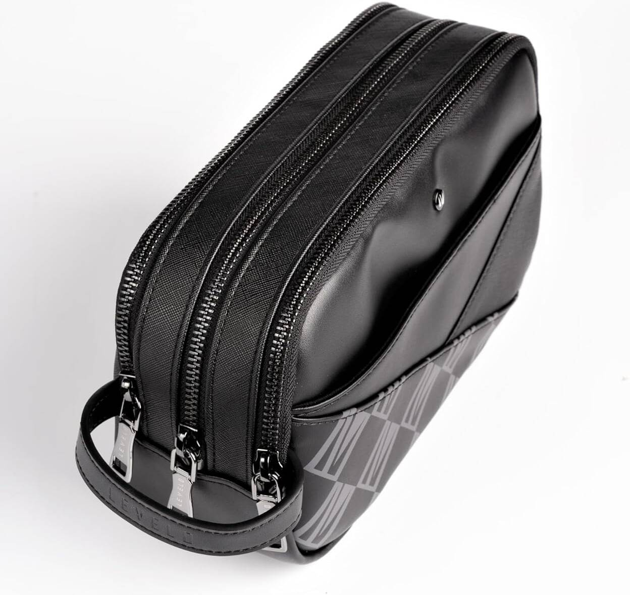 Levelo Poche Pouch With LVL Signature Logo - Black