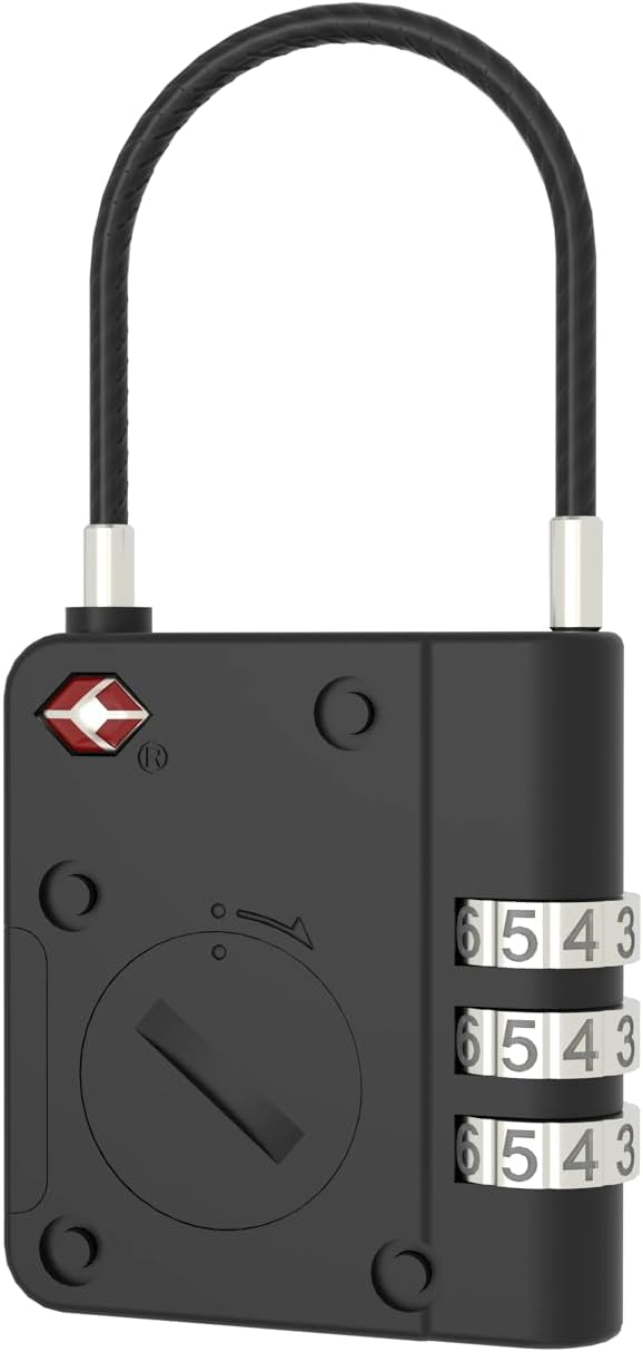 Levelo TabiLock TSA Luggage Lock With Built-In Find My - Black