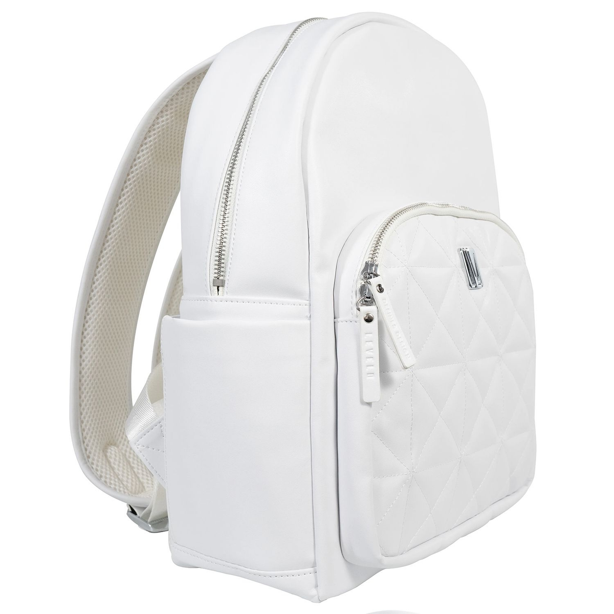 Levelo Albino Ladies Backpack - White