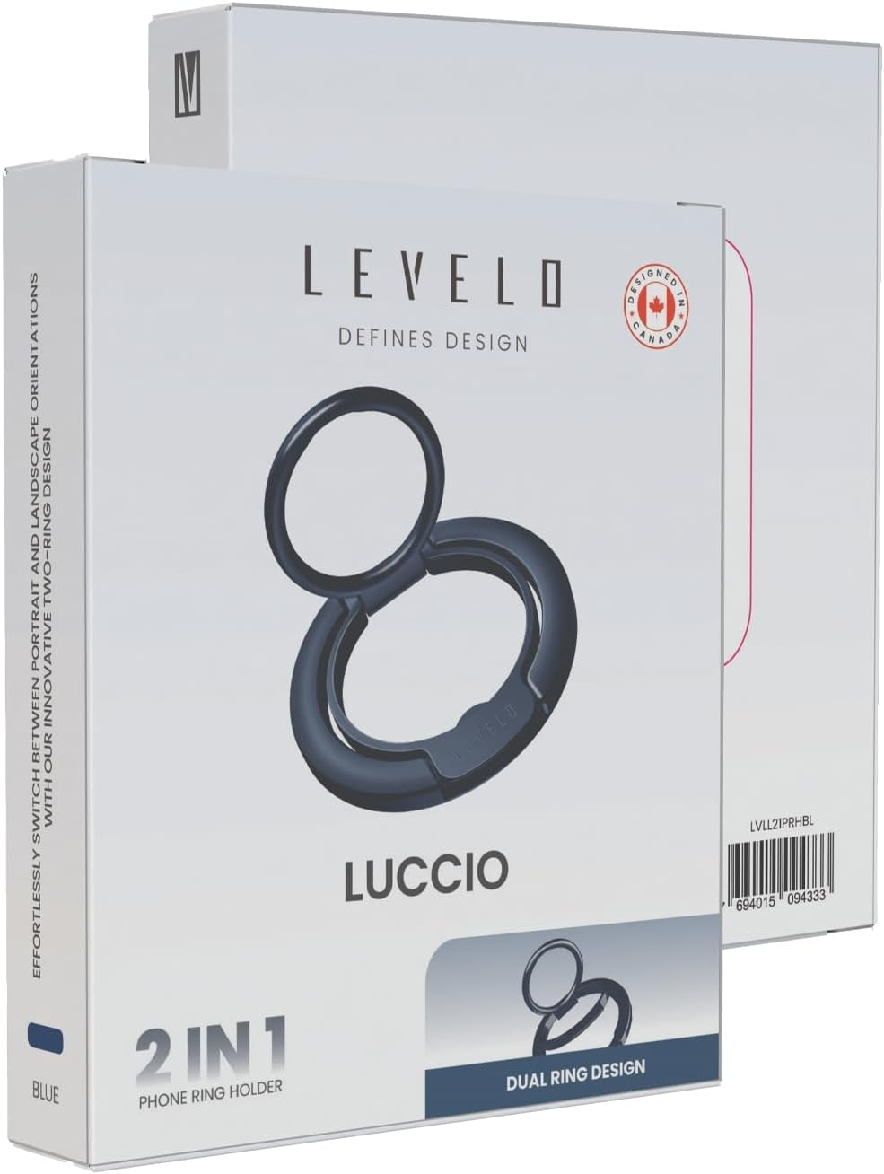 Levelo Luccio 2 In 1 Phone Ring Holder
