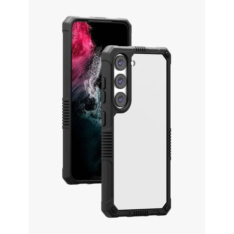 Levelo Clara Hybrid Clear Case for S23 Plus - Black