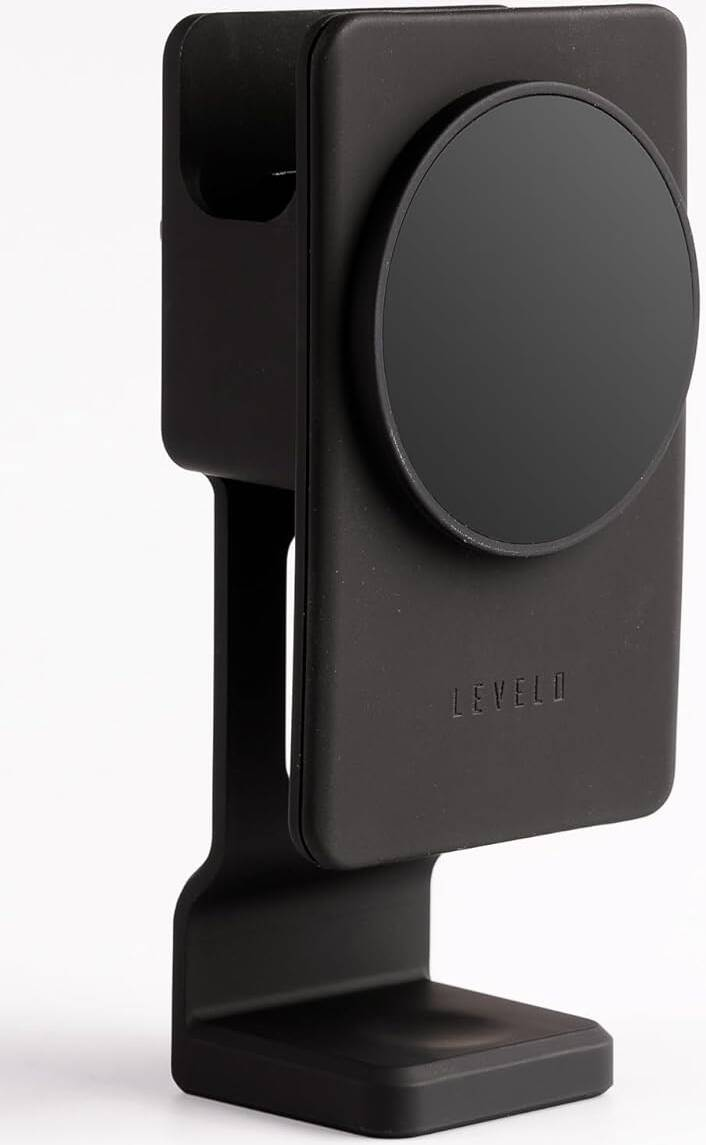 Levelo Aspen 3 in 1 Wireless Car Charger - Black