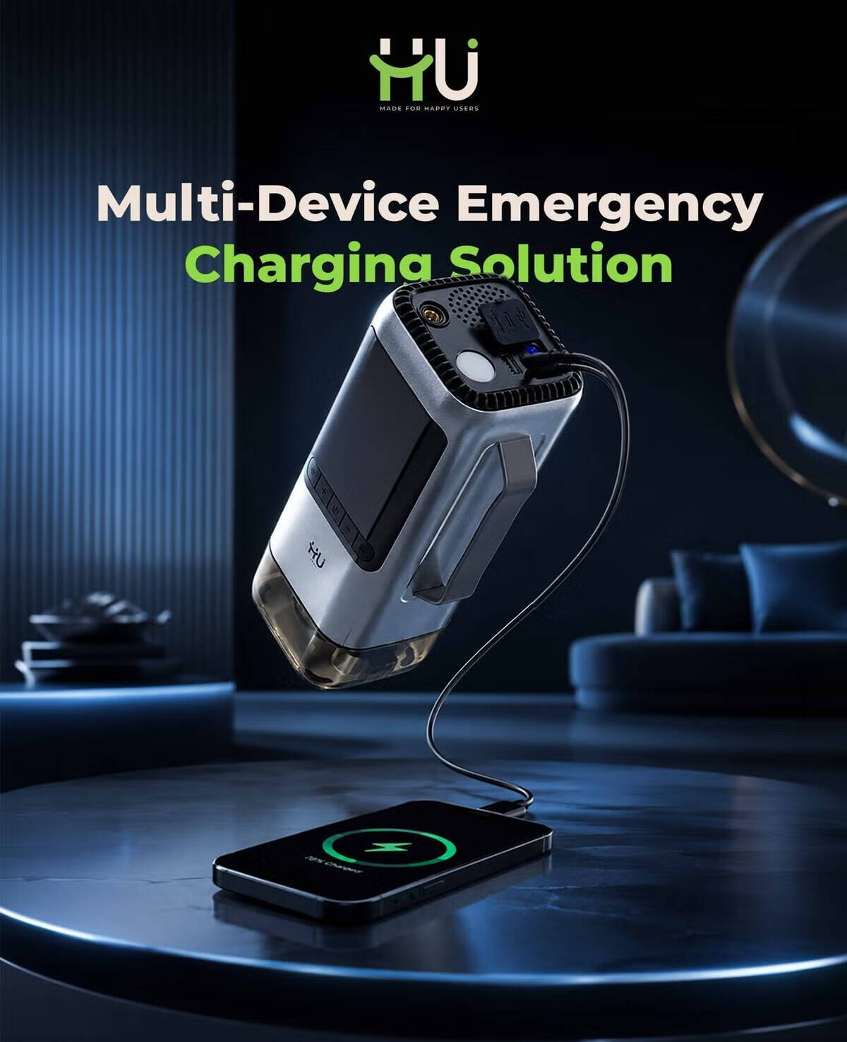 HU EMERGENCY POWER SUPPLY  MULTI FUNCTIONAL  ALL IN ONEHDR-1001