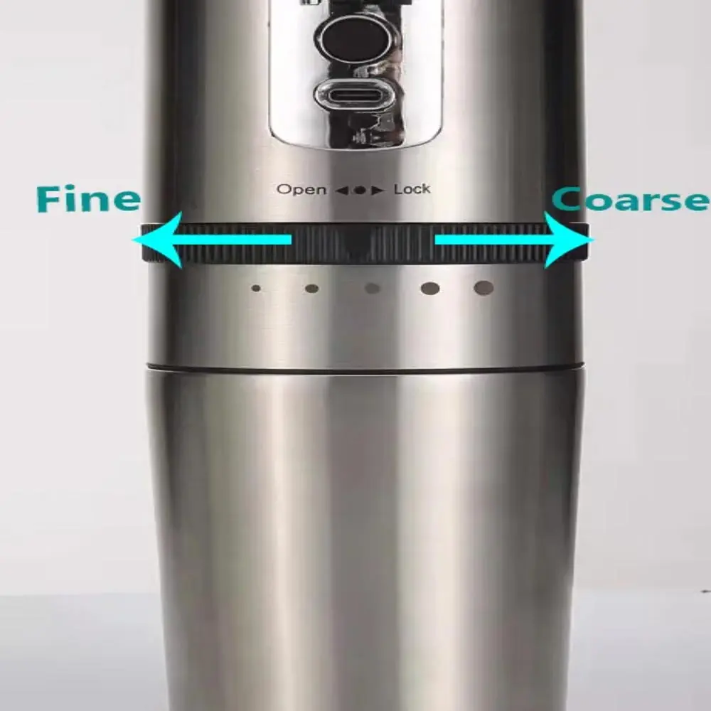 Lepresso Portable Mini Grinding and Coffee Maker With Stainless Steel Mug
