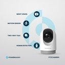 Powerology BT Indoor PTZ Camera 3MP - White