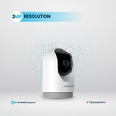 Powerology BT Indoor PTZ Camera 3MP - White