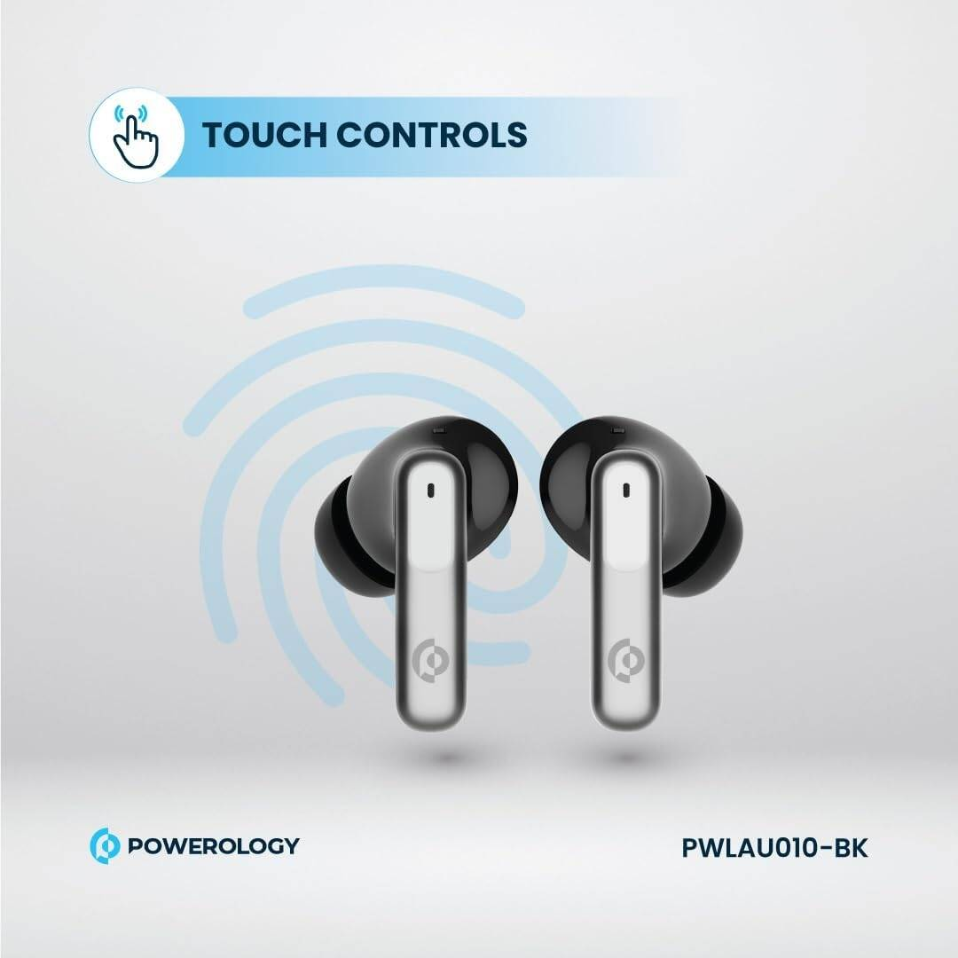 Powerology Hybrid ANC+ENC 6Mic Earphone