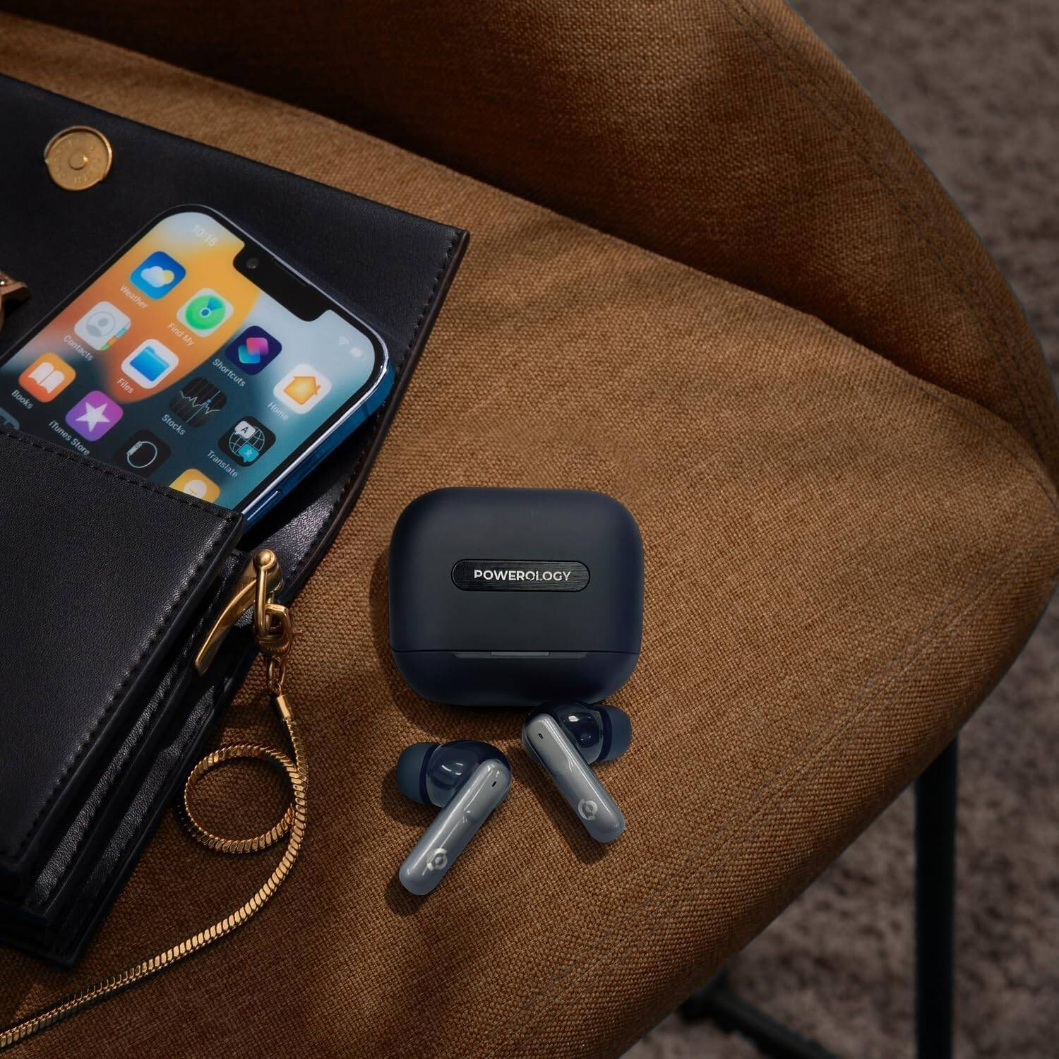 Powerology Hybrid ANC+ENC 6Mic Earphone