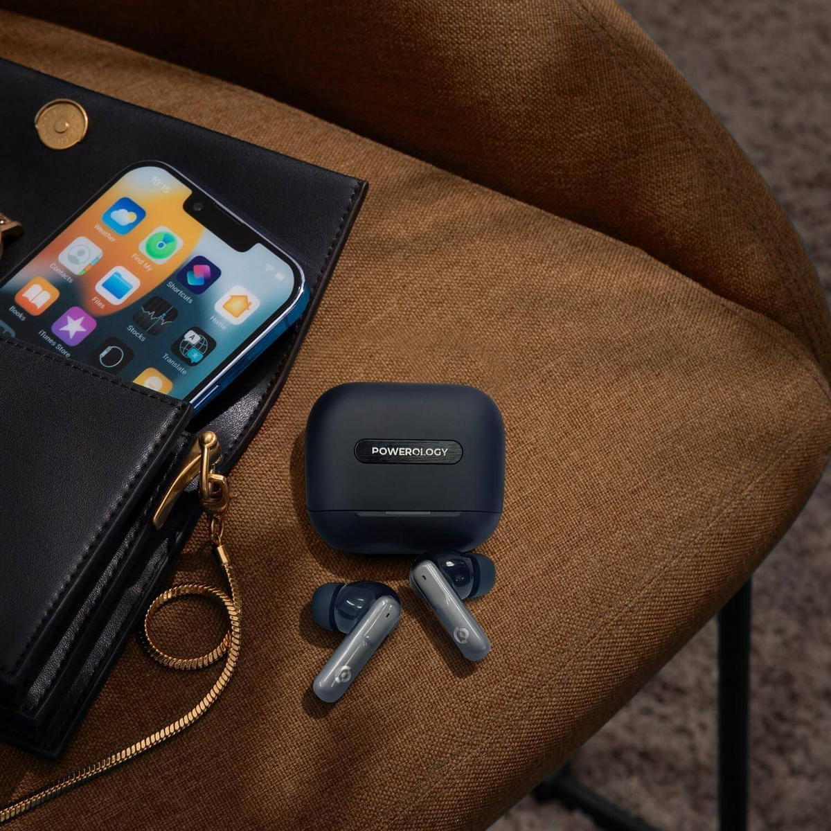 Powerology Hybrid ANC+ENC 6Mic Earphone