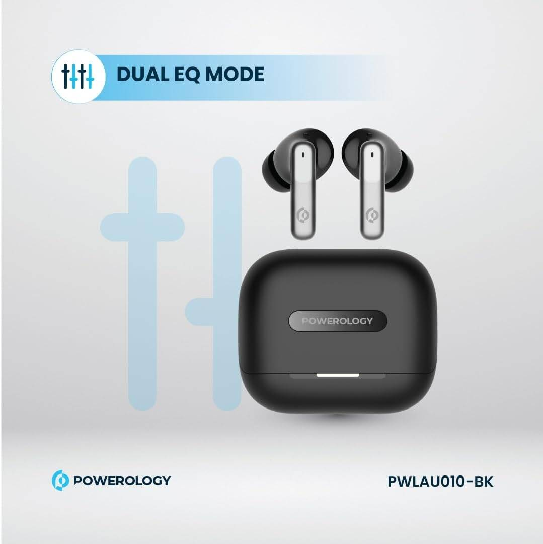 Powerology Hybrid ANC+ENC 6Mic Earphone