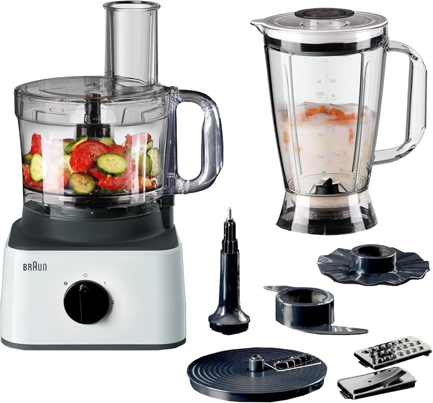 Braun Food Processor 750W White FP0132WH