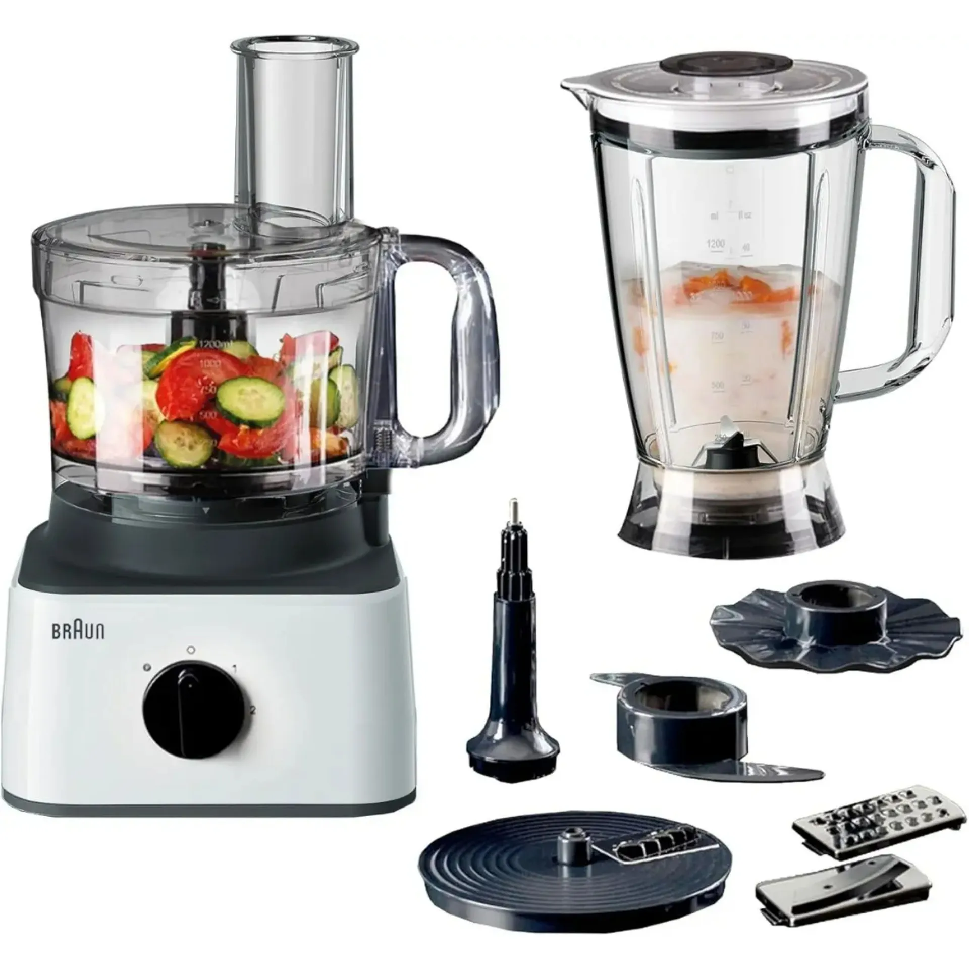 Braun Food Processor 750W White FP0132WH
