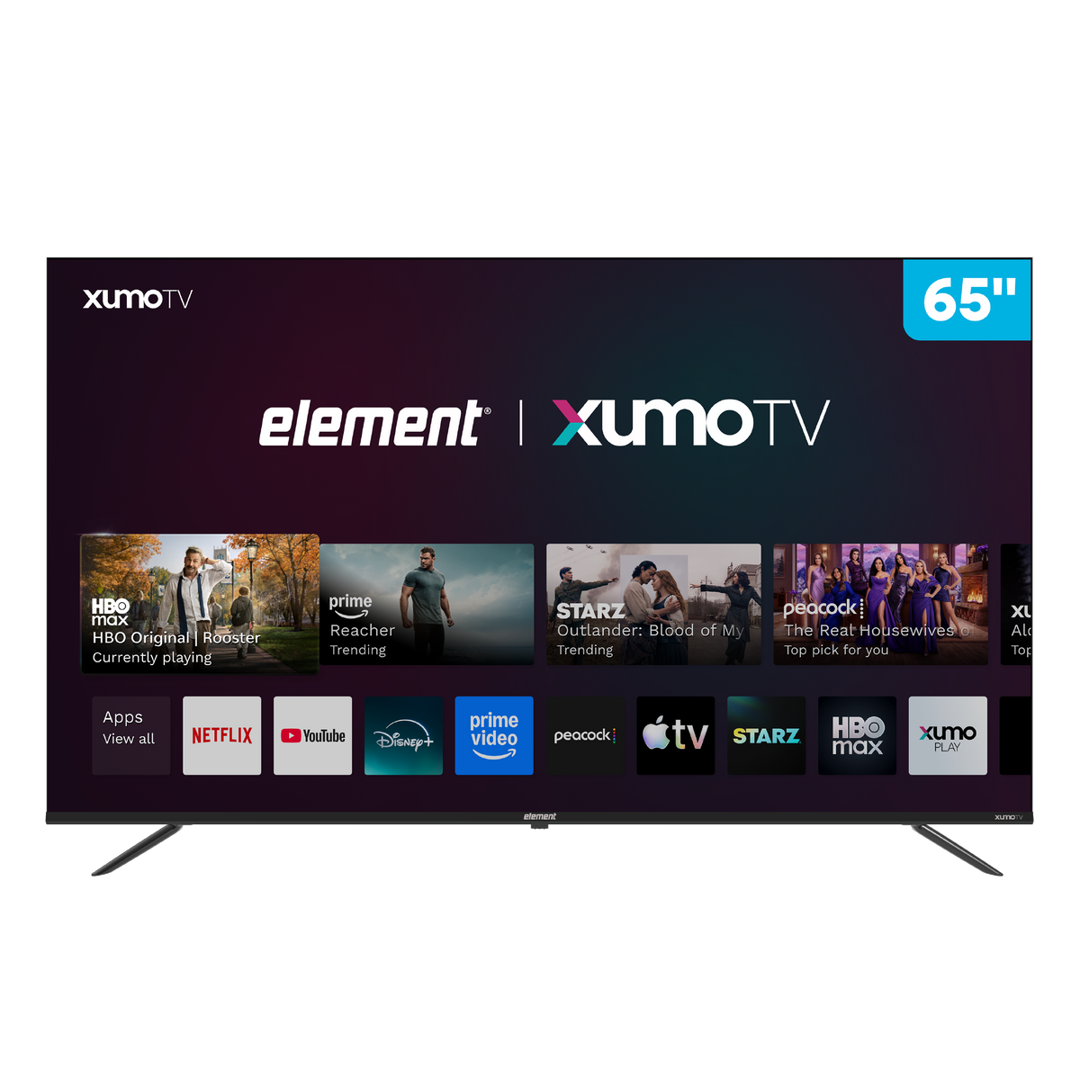 Element 65” 4K UHD HDR Frameless Xumo TV (E550AE65C)