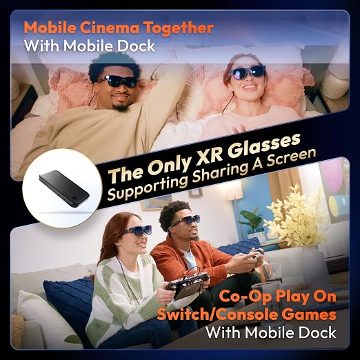 VITURE One XR/AR Glasses, 120" Full HD Display-2