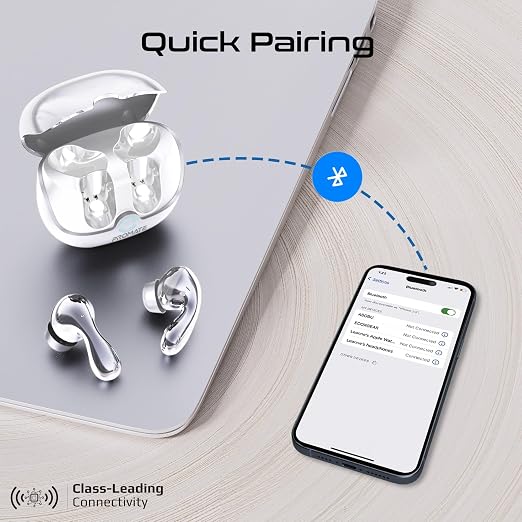 PROMATE Baton. High Fidelity TWS BT V5.4 Hybrid ANC Earbuds, Intellitouch-13
