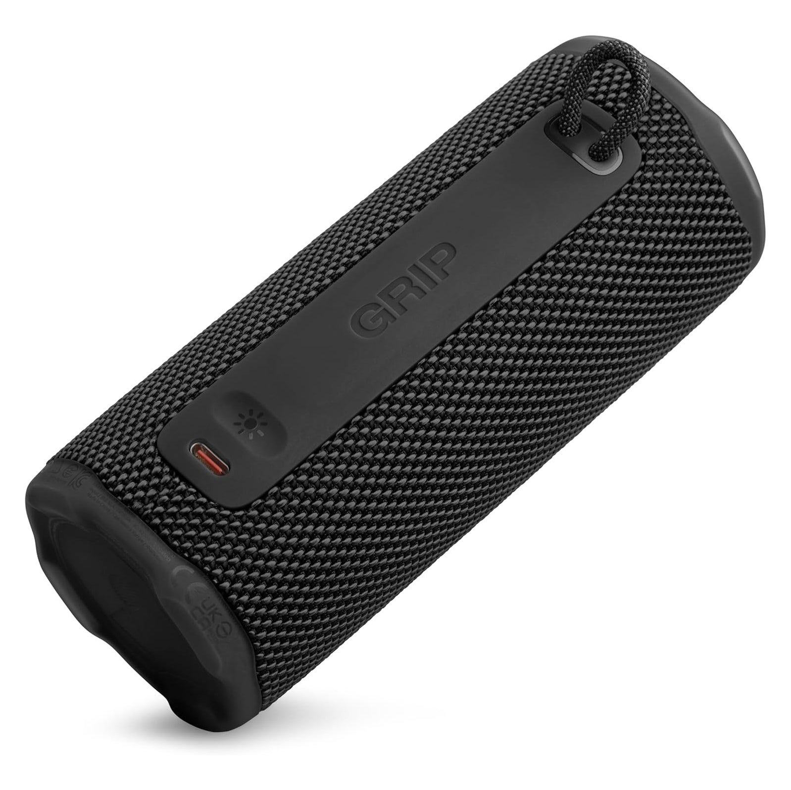 سماعة JBL Grip المحمولة بتقنية Bluetooth مع إضاءة محيطية وصوت JBL Pro – أسود