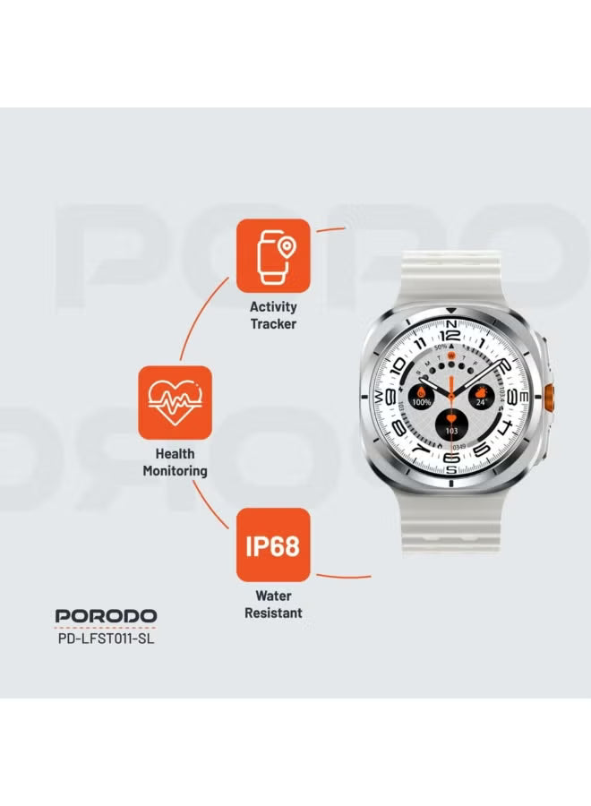 Porodo Voyager Amoled 1.43" Smart Watch 34mm