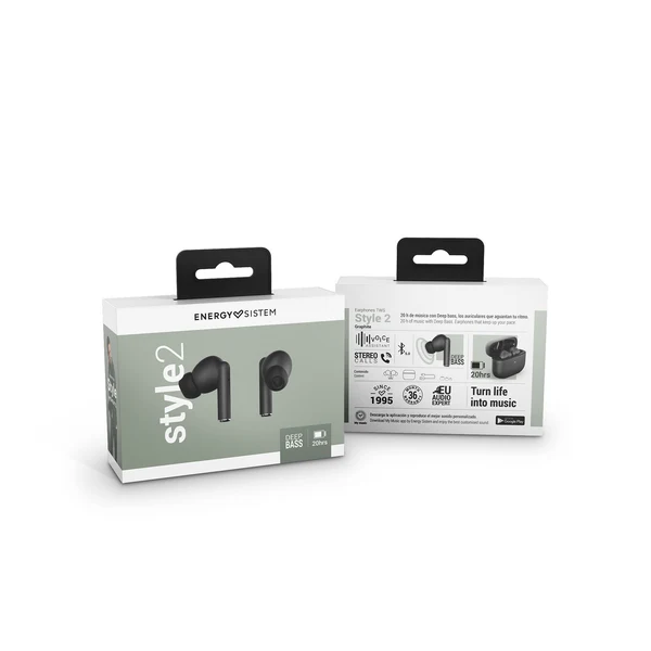 Energy Sistem Earphones True Wireless Style 2 Graphite