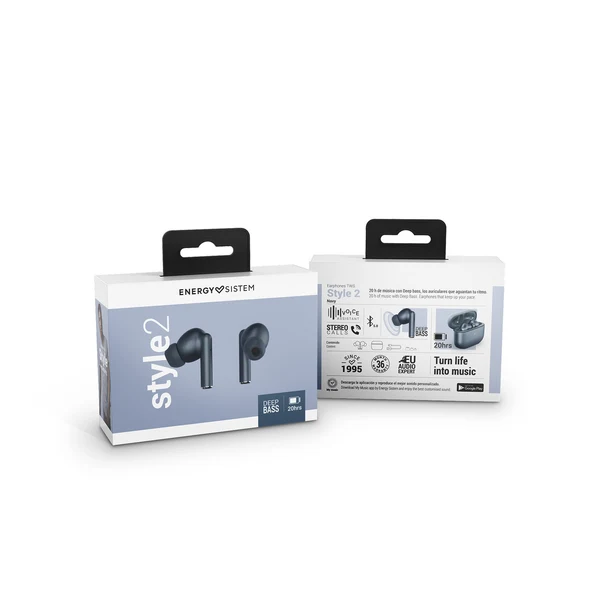 Energy Sistem Earphones True Wireless Style 2 Graphite