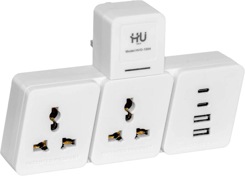 محول 2 USB + 2 TYPE C HVO-1004-1