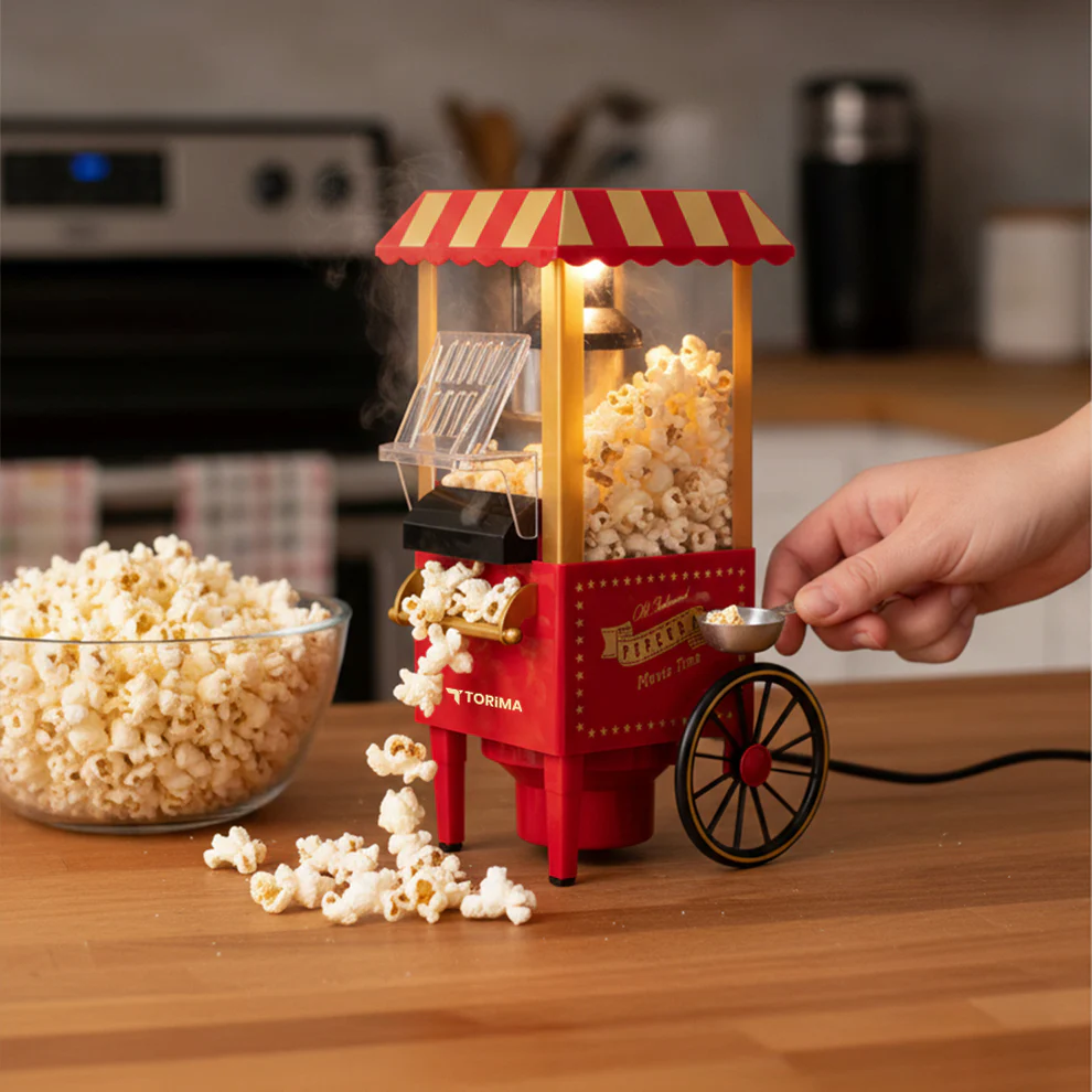TORIMA POPCORN MACHINE 1200W TPM-01