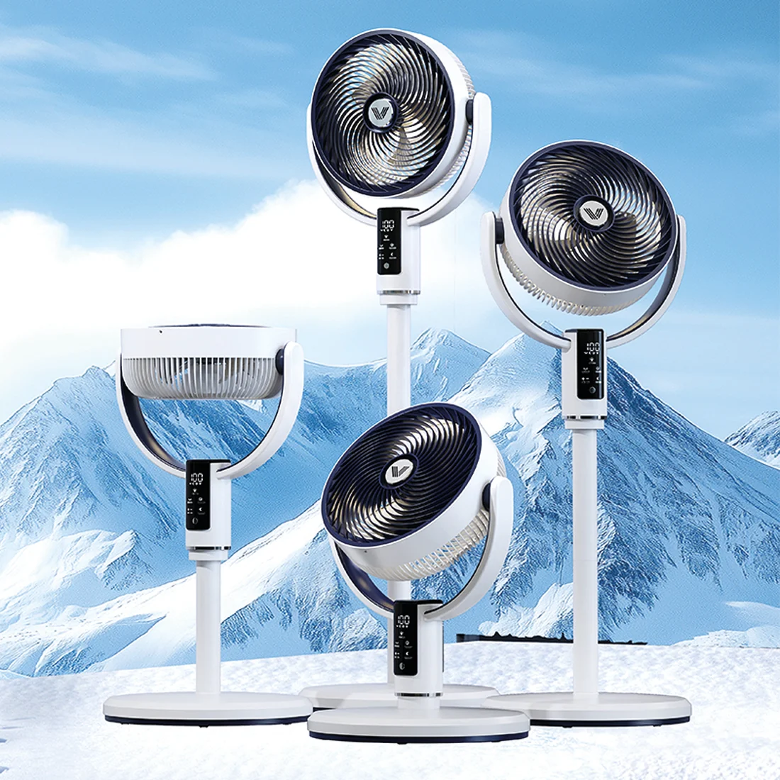 TORIMA  WIRELESS PORTABLE CIRCULATION FAN M: F3 WHITE