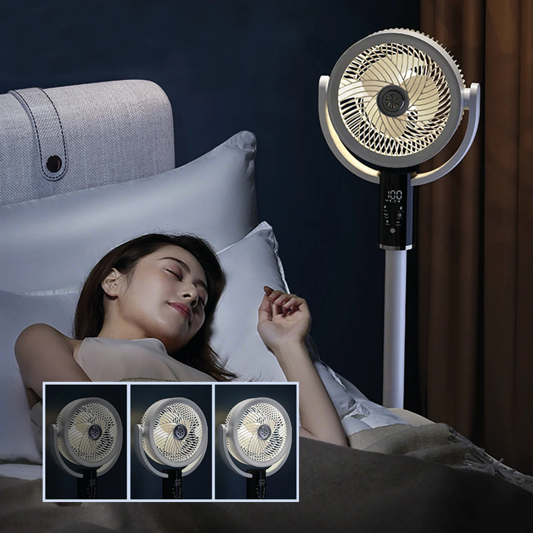 TORIMA  WIRELESS PORTABLE CIRCULATION FAN M: F5 WHITE