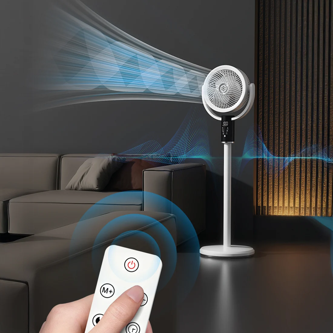 TORIMA  WIRELESS PORTABLE CIRCULATION FAN M: F5 WHITE