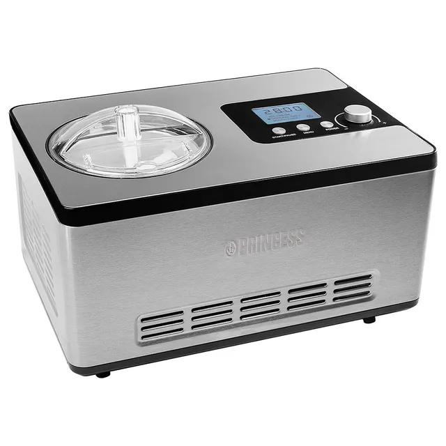 Princess Icecream Maker Deluxe, Silver,