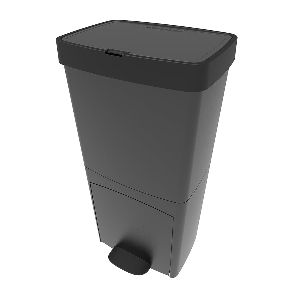 Waste Separation Bin With 3 Compartments - 70 Litres