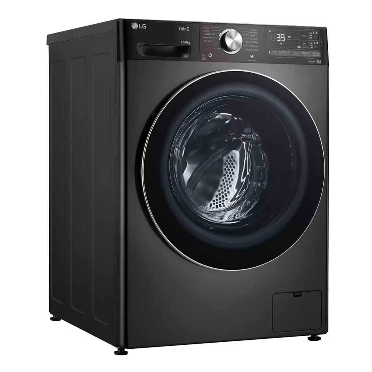 LG 12kg /8 kg Front Load Washer/Dryer AI DD™ Steam TurboWash F4V9BDP2EE