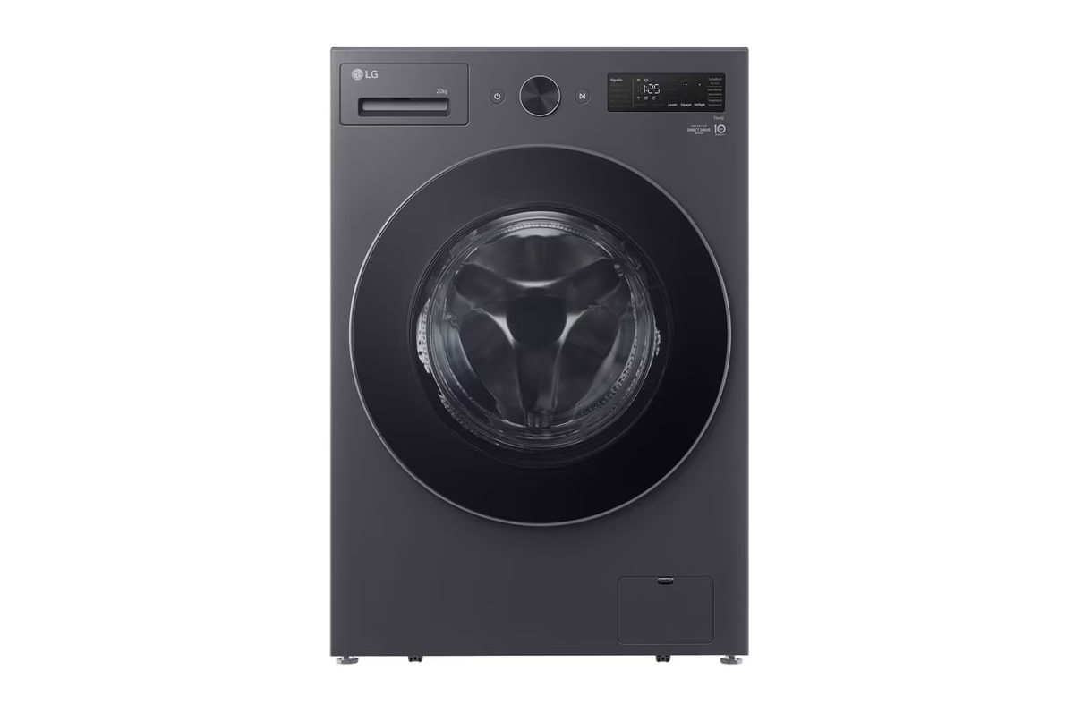 LG Washer Dryer Combo 20/10kg Direct Drive Motor Smart Diagnosis Essence Graphite Color F0Z8DRP24