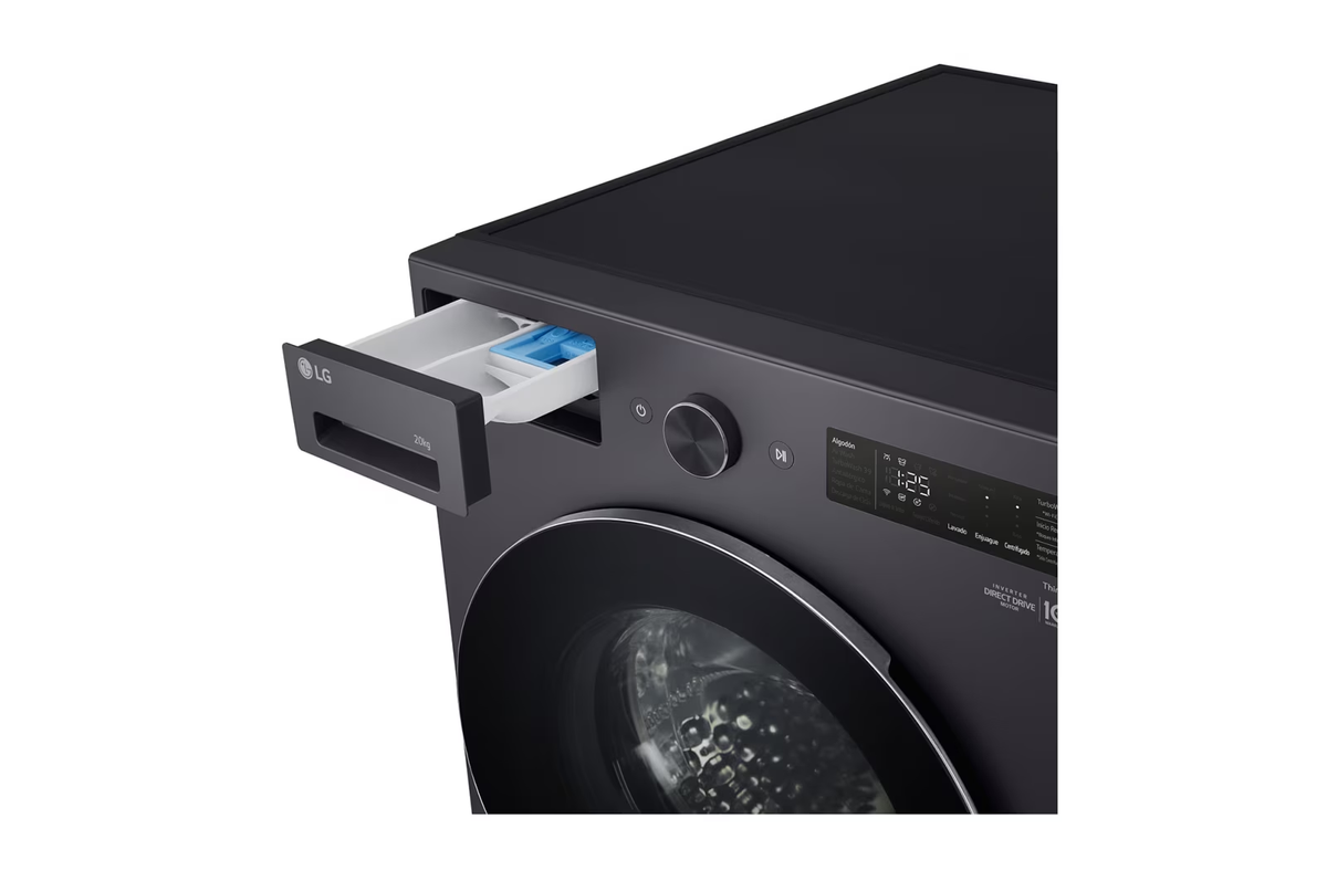 LG Washer Dryer Combo 20/10kg Direct Drive Motor Smart Diagnosis Essence Graphite Color F0Z8DRP24