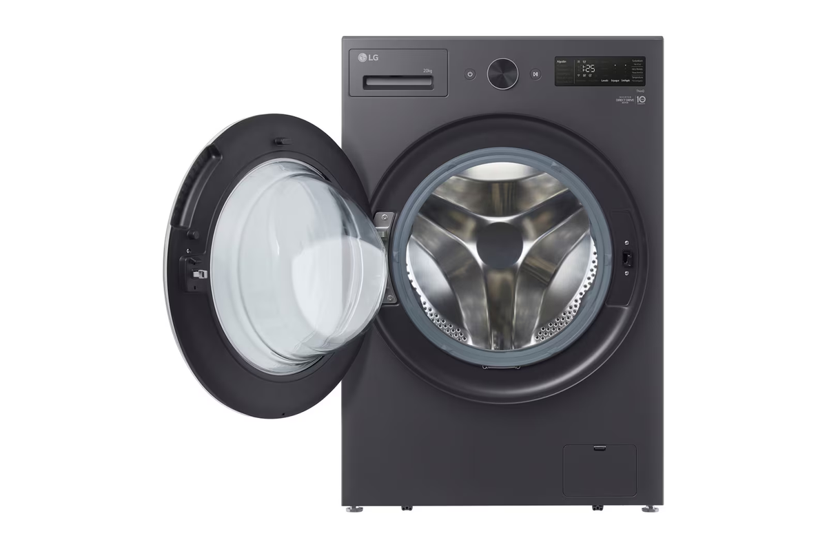 LG Washer Dryer Combo 20/10kg Direct Drive Motor Smart Diagnosis Essence Graphite Color F0Z8DRP24