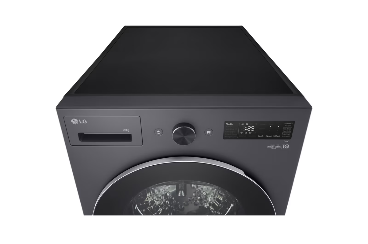 LG Washer Dryer Combo 20/10kg Direct Drive Motor Smart Diagnosis Essence Graphite Color F0Z8DRP24