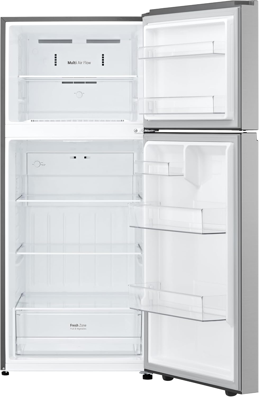LG Top Mount Freezer Refrigerator GN-R702SFAH, Silver, 496L, 2 Doors