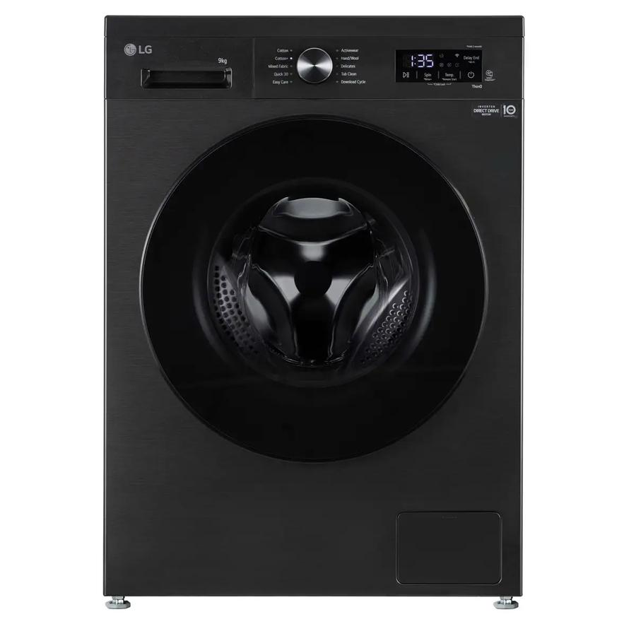 Washing Machine Lg 9 Kg Front Load Lvf0900Pbgb Black