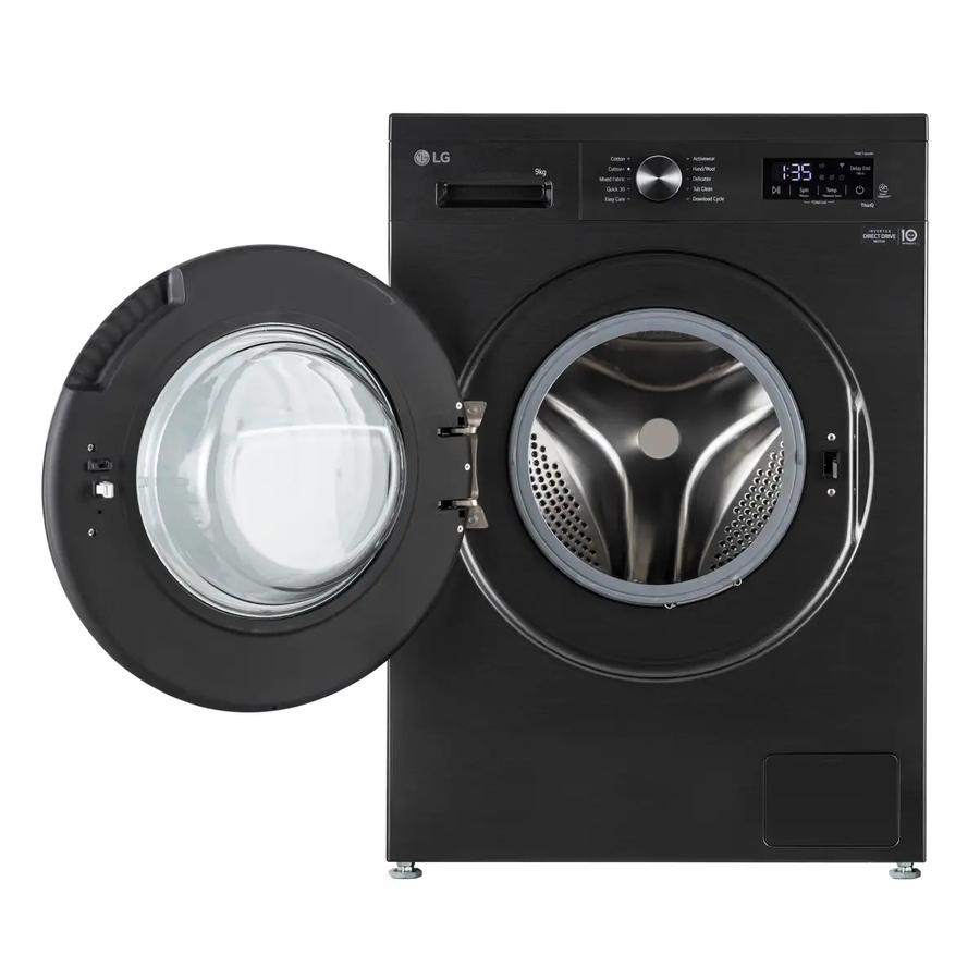 Washing Machine Lg 9 Kg Front Load Lvf0900Pbgb Black