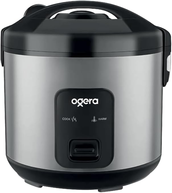 Ogera Electric Rice Cooker 1.8L Stainless Steel Non-Stick Pot 700W OG9503RC