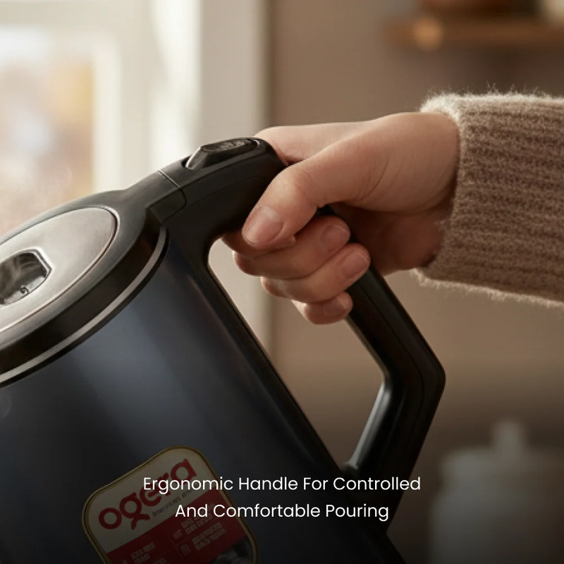 Ogera 1.8L Electric Kettle 1500W Fast Boil Stainless Steel Auto ShutOff & BoilDry OG1511EK