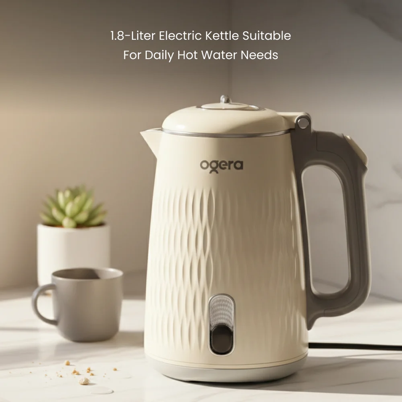 Ogera Electric Kettle  Cool-Touch Safe Boil 1.8L Capacity 1500W OG1513EK