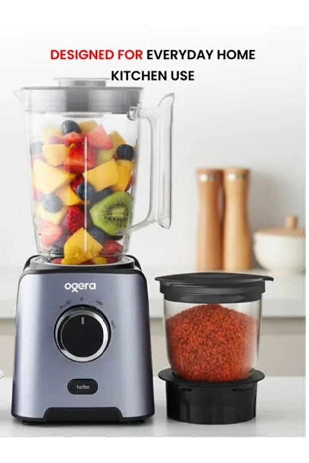 Ogera OG5105BR 3-in-1 Electric Juicer Blender 650W with Unbreakable Juicer Jar 2 Speed Control
