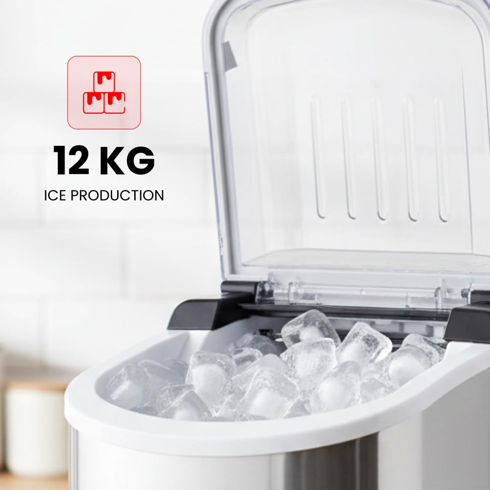 Ogera Ice Maker Og140im – 12kg Portable Ice Machine For Home Office & Café Og140im
