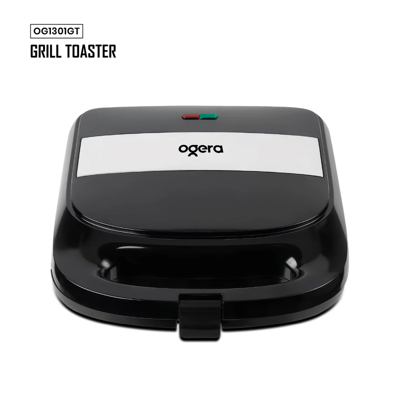 Ogera Grill Toaster 1400W Non-Stick Grill Plates 4-Slice Capacity OG1301GT