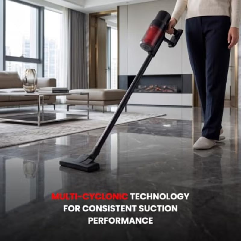 Ogera OG700SV Multi-Cyclonic Stick Vacuum Cleaner 2-in-1 Corded Handheld 600W Suction 1.0L Capacity