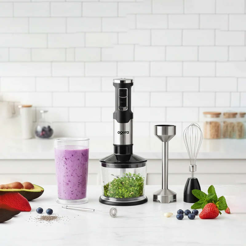Ogera 5‑in‑1 Hand Blender Set 500W | 100% Copper Motor OG601HB