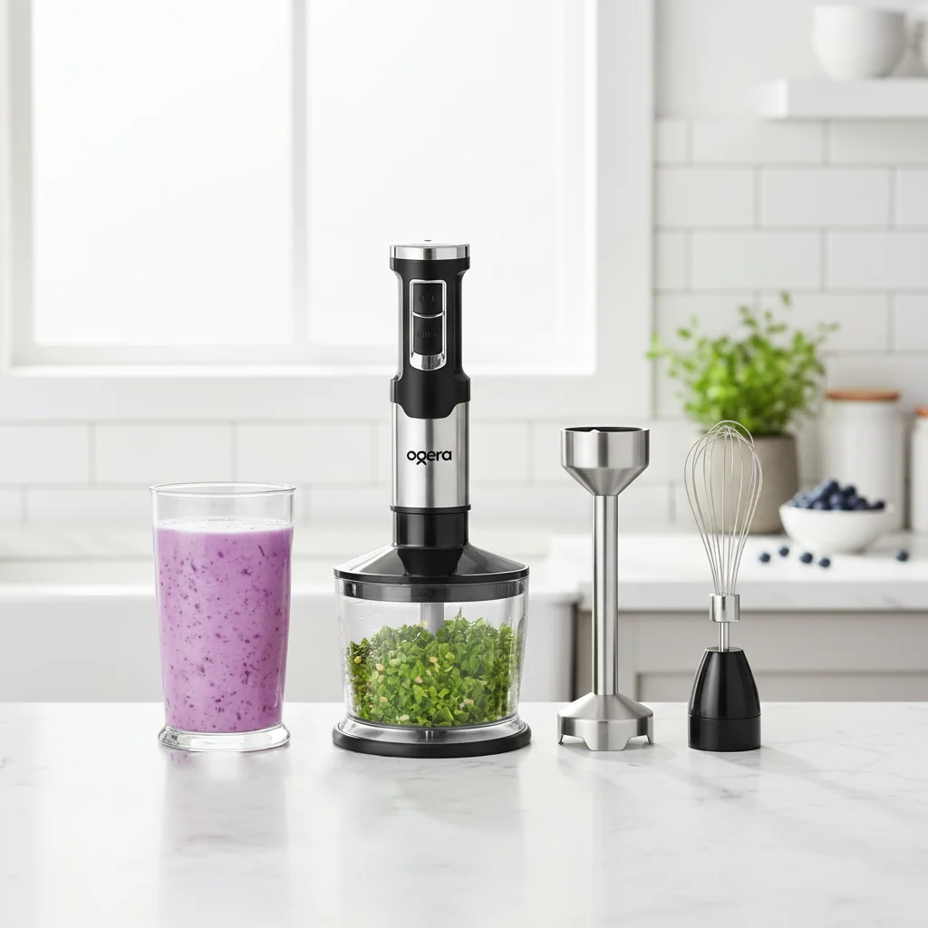 Ogera 5‑in‑1 Hand Blender Set 500W | 100% Copper Motor OG601HB